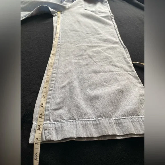 Universal Thread Indigo One Piece Cropped Bell Bottom Romper Jumpsuit! Size XS. - Picture 5 of 11